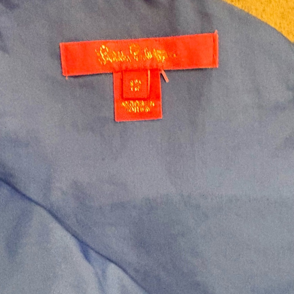 Blue One-Shoulder Ruffle skort - Picture 5 of 6